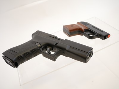 Lot 73 - BBM Glock design 8mm blank firing pistol REENACTOR /VCR LICENCE REQUIRED