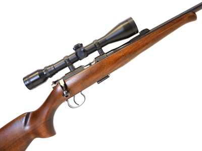 Lot 163 - CZ 452-2E ZKM .22lr bolt action rifle with moderator LICENCE REQUIRED
