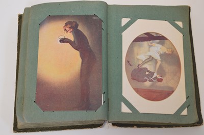 Lot 75 - Album of Victorian risque glamour postcards