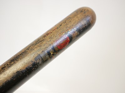 Lot 396 - Four truncheons, and hand cuffs