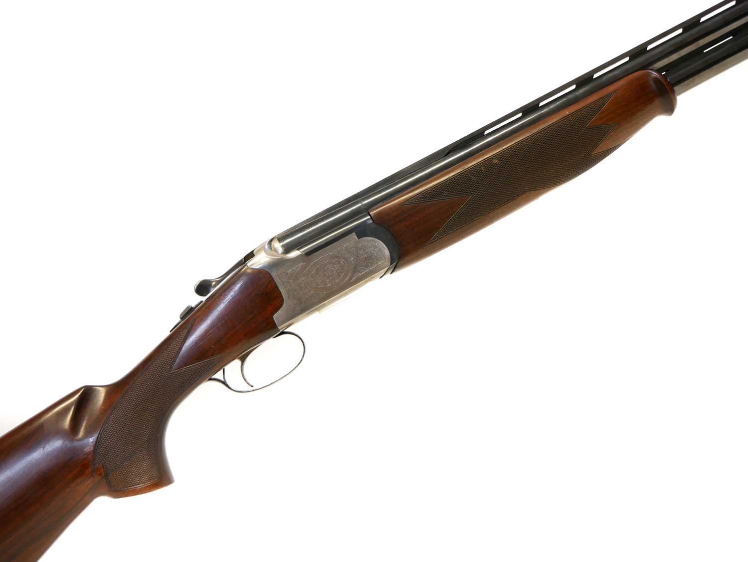 Lot 199 - Lanber 12 bore over and under shotgun LICENCE REQUIRED