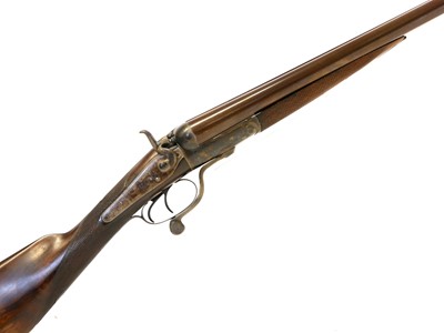 Lot 169 - William Evans 12 bore side by side hammer gun with 2 3/4" chambers LICENCE REQUIRED