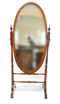 Lot 225 - Cheval Mirror