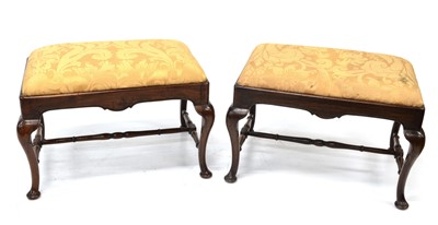 Lot 299 - Pair of George III stools