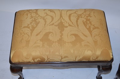 Lot 299 - Pair of George III stools