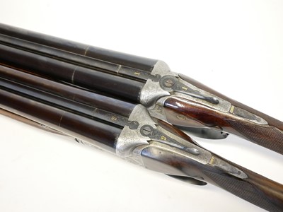 Lot 204 - Pair of William Evans 12 bore side by side shotguns LICENCE REQUIRED