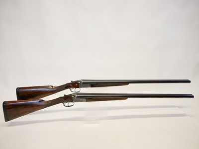 Lot 204 - Pair of William Evans 12 bore side by side shotguns LICENCE REQUIRED