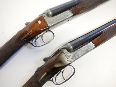 Lot 204 - Pair of William Evans 12 bore side by side shotguns LICENCE REQUIRED