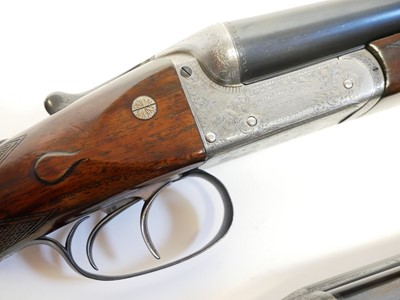 Lot 204 - Pair of William Evans 12 bore side by side shotguns LICENCE REQUIRED