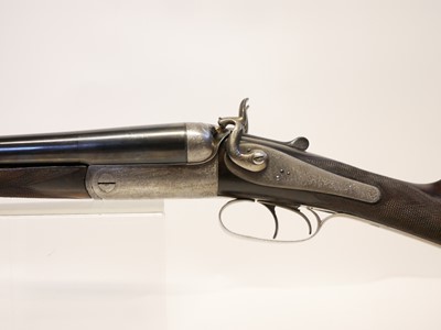 Lot 205 - James Purdey 12 bore side by side hammergun with 70mm chambers LICENCE REQUIRED