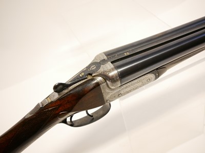 Lot 177 - William Evans 12 bore side by side shotgun LICENCE REQUIRED