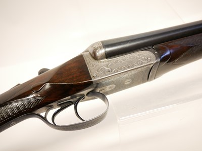 Lot 177 - William Evans 12 bore side by side shotgun LICENCE REQUIRED