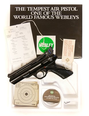 Lot 83 - Boxed Webley Tempest .22 air pistol