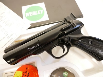 Lot 84 - Boxed Webley Tempest .177 air pistol