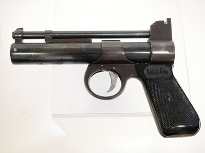 Lot 76 - Boxed Webley Junior .177 air pistol