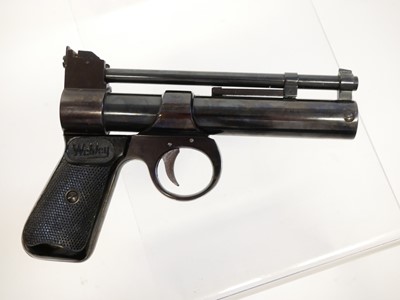 Lot 75 - Boxed Webley Junior .177 air pistol