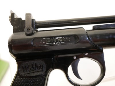 Lot 79 - Boxed Webley Junior .177 air pistol