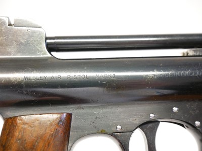 Lot 63 - Webley MkI .177 air pistol