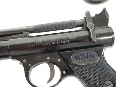 Lot 74 - Two Webley Premier air pistols