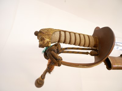 Lot 310 - Royal Navy Officers sword and scabbard