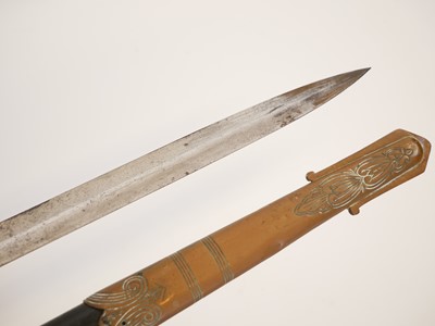 Lot 310 - Royal Navy Officers sword and scabbard