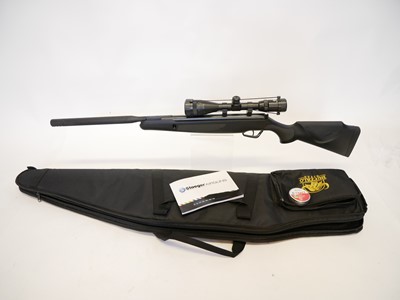 Lot 96 - Stoeger .177 air rifle with scope, gun slip and pellets