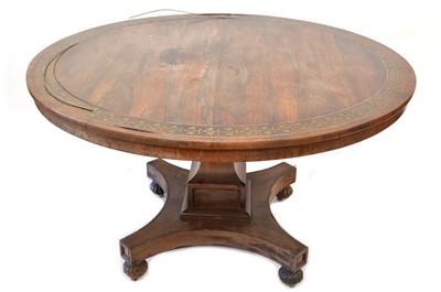 Lot 310 - Rosewood loo table