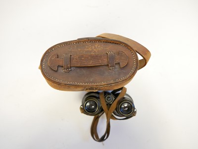 Lot 300 - Schmidt and Bender 4x36 scope and a pair of military binoculars.