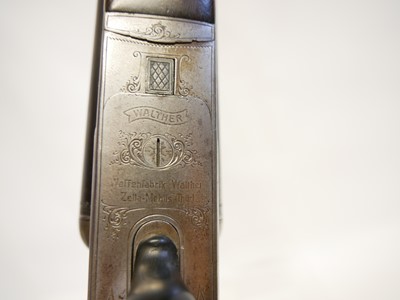 Lot 180 - Walther 12 bore side by side shotgun LICENCE REQUIRED
