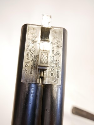 Lot 180 - Walther 12 bore side by side shotgun LICENCE REQUIRED