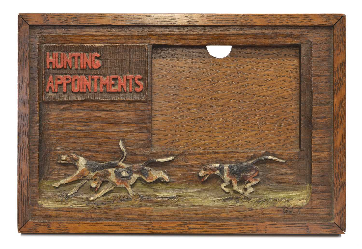Lot 191 - Hunting Appointments Card Holder