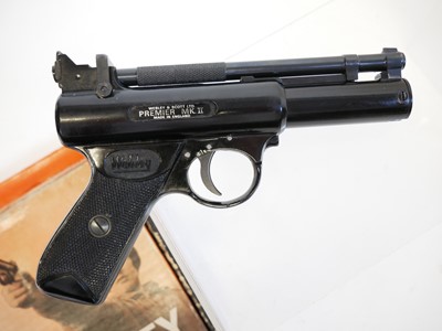 Lot 71 - Boxed Webley Premier .22 air pistol