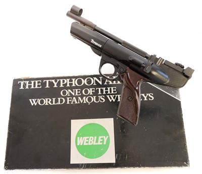 Lot 82 - Boxed Webley Typhoon .177 air pistol
