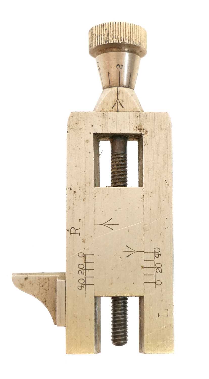 Lot 301 - Jeffreys Ventometer windage gauge