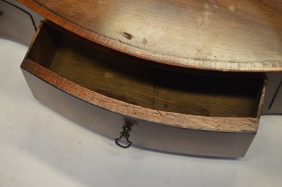 Lot 217 - George III mahogany Hepplewhite style dressing table mirror