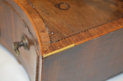 Lot 218 - George III mahogany dressing table mirror