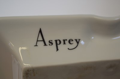 Lot 97 - Asprey Limoges table lighter and ashtray set