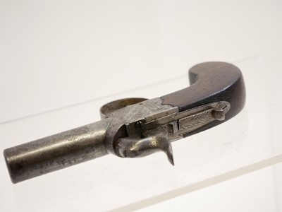 Lot 2 - Hassal of Nantwich boxlock pocket pistol
