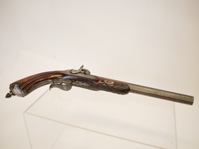 Lot 6 - French percussion target pistol