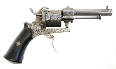 Lot 11 - Belgian 7mm pinfire revolver