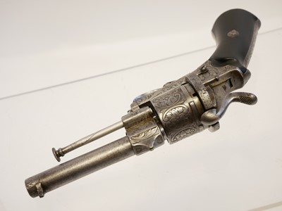 Lot 11 - Belgian 7mm pinfire revolver
