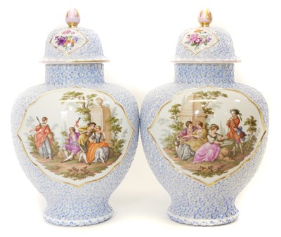 Lot 128 - Helena Wolfson Dresden vases