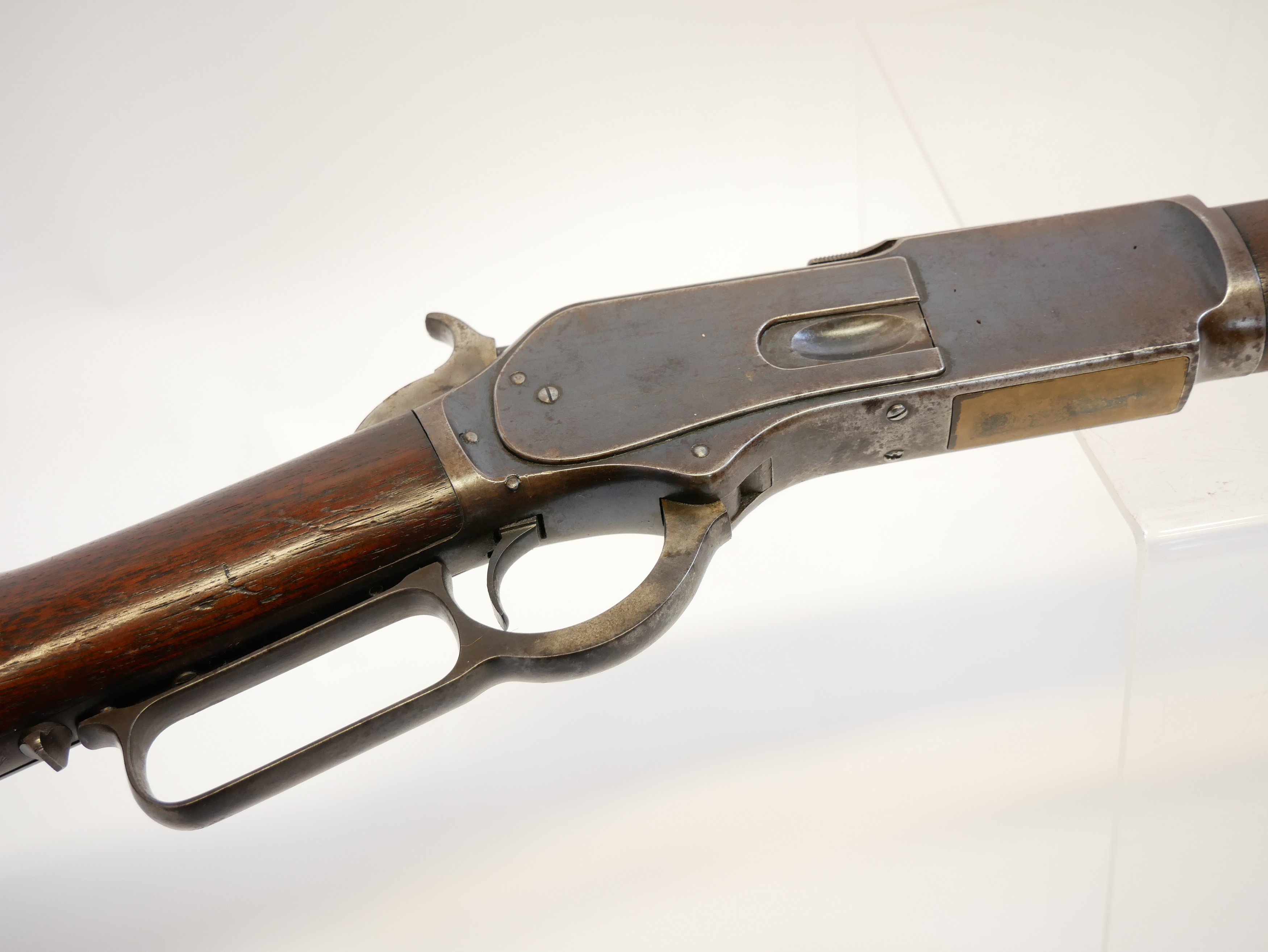 Lot 26 - Winchester 1876 45-75 lever action rifle