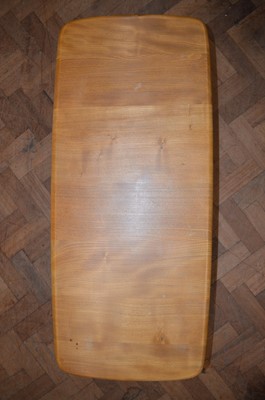 Lot 185 - Ercol elm Windsor coffee table