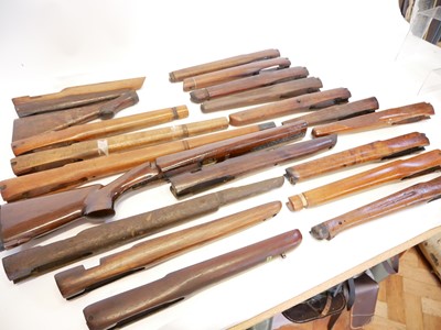 Lot 250 - Collection of mixed rifle forends