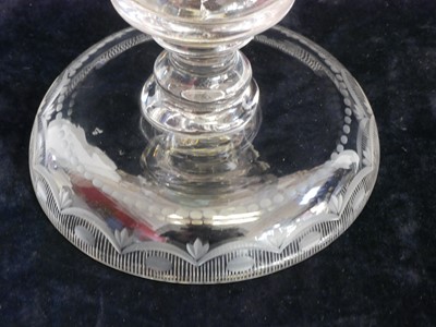 Lot 123 - Commemorative Shakespeare glass goblet