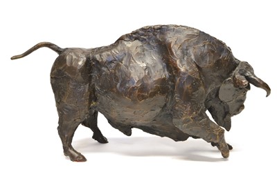 Lot 171 - Bronze study of a Bison