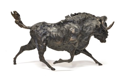 Lot 170 - Bronze study of a bison