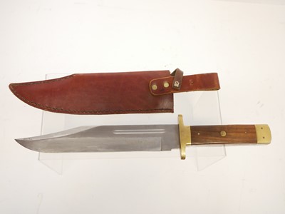 Lot 334 - J. Nowill and Sons Sheffield Bowie knife