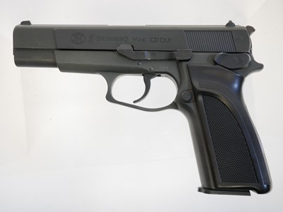 Lot 72 - Browning model GPDA8 8mm blank firing pistol REENACTOR /VCR LICENCE REQUIRED